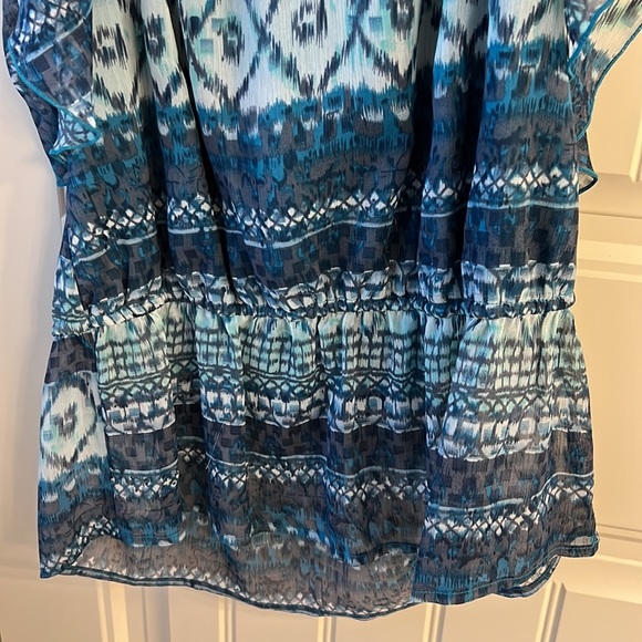 Ricki’s Revolution EUC, worn only a few times, flutter sleeve blouse - Picture 5 of 5